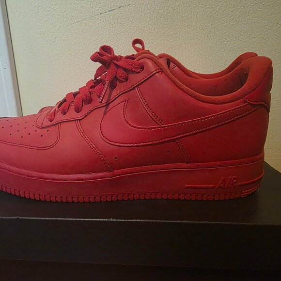 Air force 1 low 07 lv8 "triple red" - Picture 4 of 6